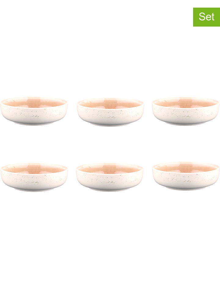 Björn Miski śniadaniowe (6 szt.) "Oxygen" w kolorze jasnoróżowym - Ø 17,5 cm rozmiar: onesize