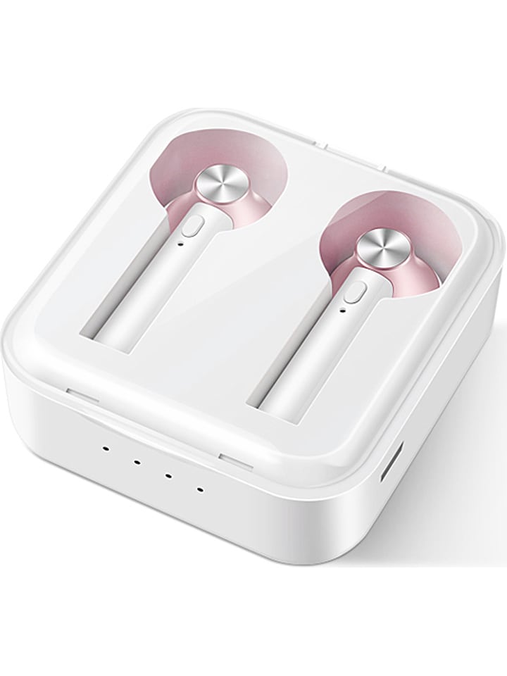 SWEET ACCESS Słuchawki Bluetooth In-Ear w kolorze biało-jasnoróżowym rozmiar: onesize