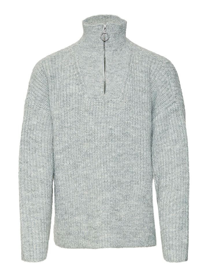 Vero Moda Girl Sweter w kolorze szarym rozmiar: 122/128