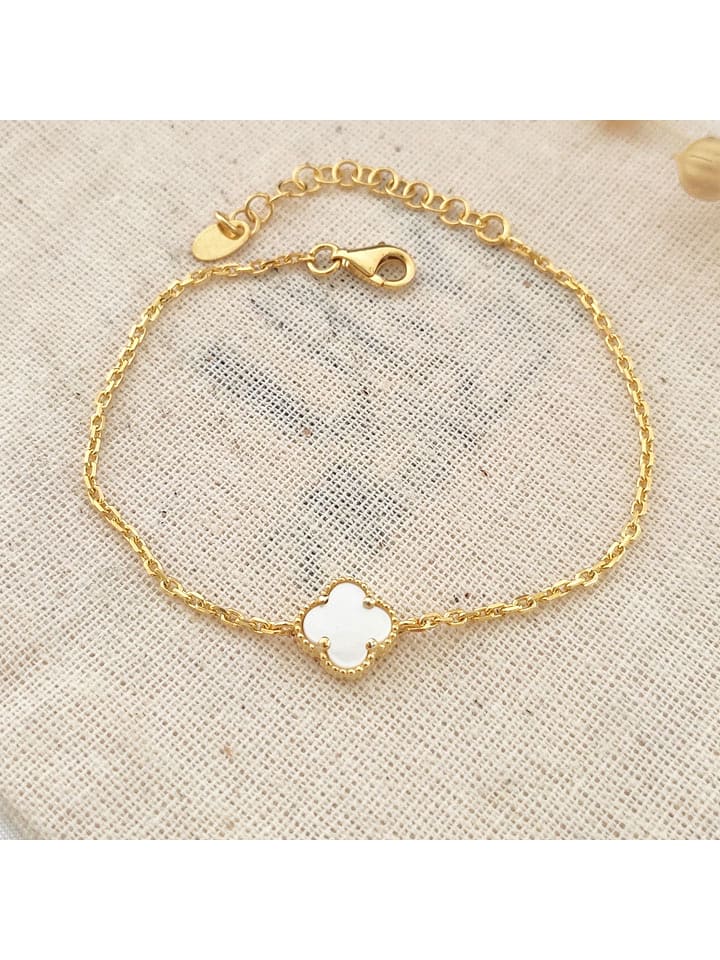 Miu Silver Pozłacana bransoletka z masą perłową rozmiar: onesize