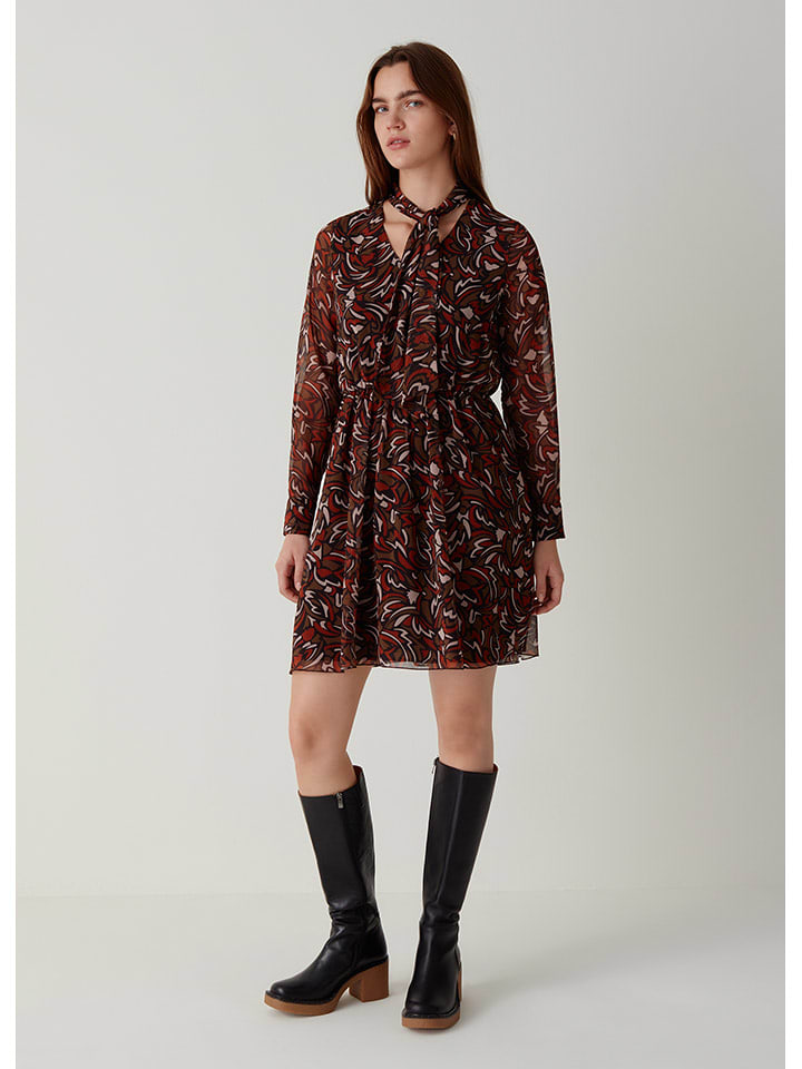 STEFANEL Sukienka w kolorze brązowym rozmiar: 40