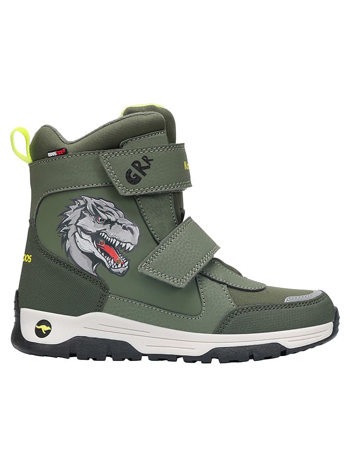 Kangaroos Kozaki zimowe "K-MJ Luxor V RTX SL" w kolorze khaki rozmiar: 26