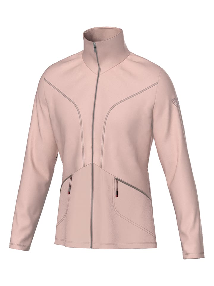 ROSSIGNOL Dwustronna kurtka polarowa "Blackside" w kolorze jasnoróżowym rozmiar: L