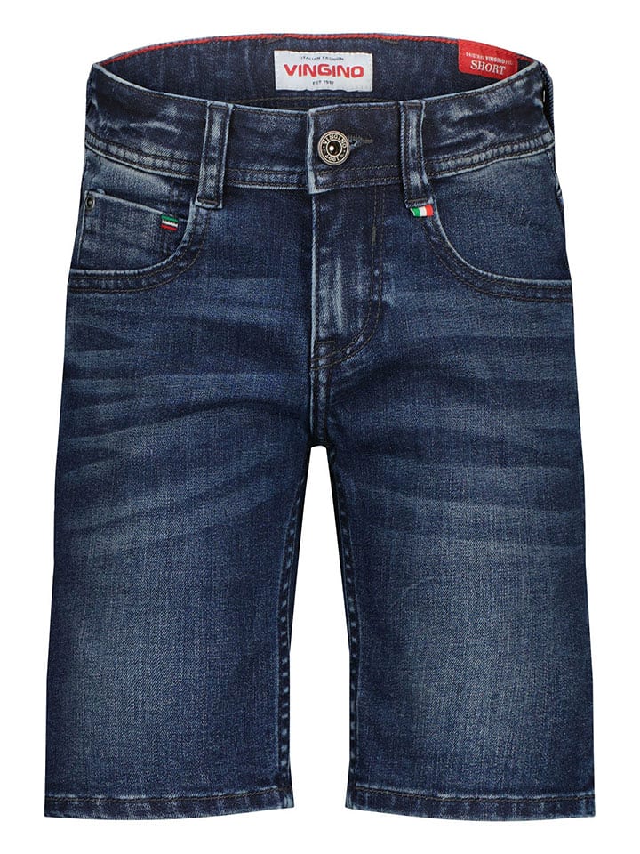 Vingino Szorty dżinsowe "Curzio" w kolorze granatowym rozmiar: 164