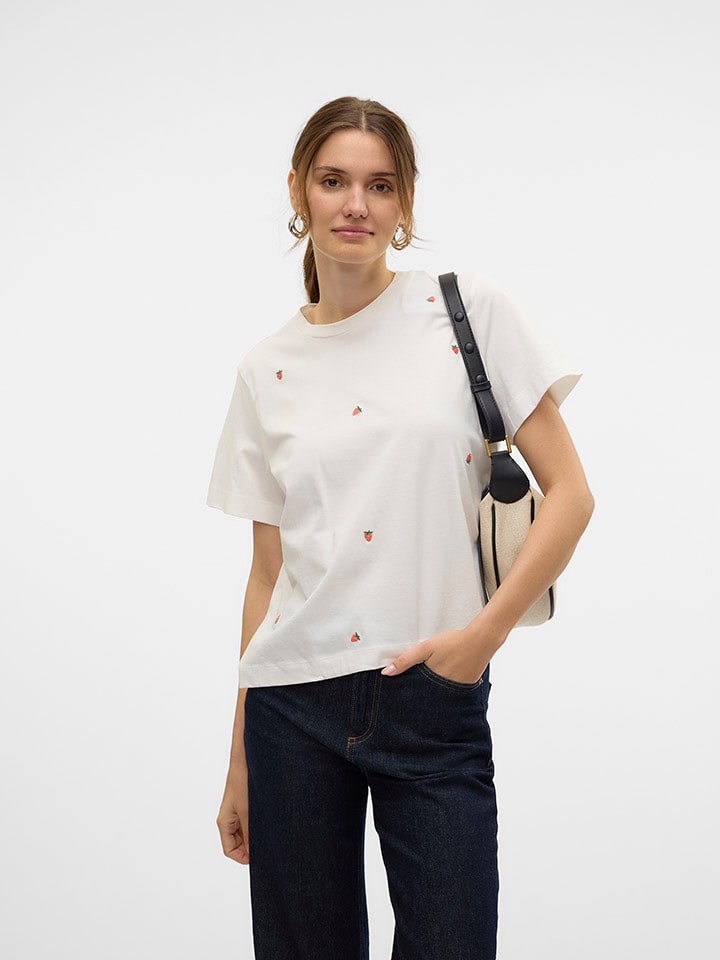 Vero Moda Koszulka w kolorze białym rozmiar: XS