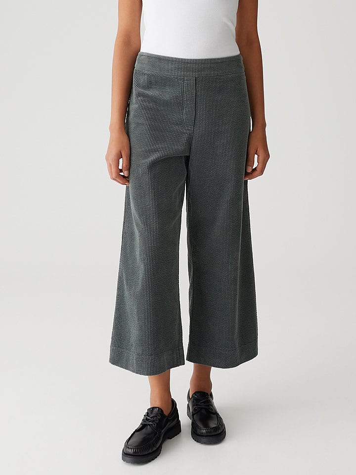 OPUS Spodnie w kolorze szarym rozmiar: 42