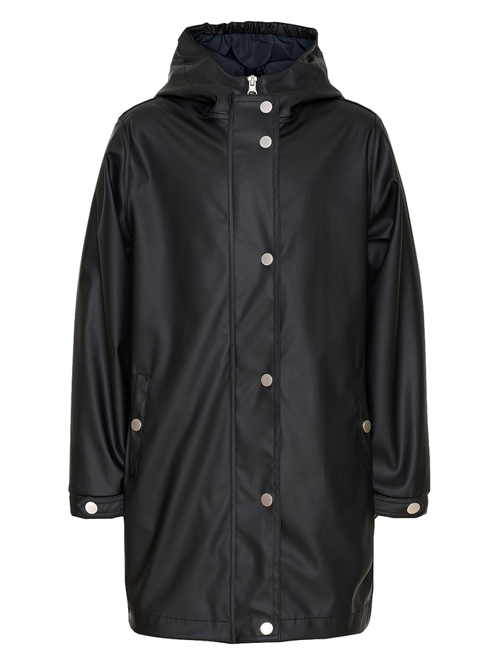 HULABALU Płaszcz przeciwdeszczowy "Zizzie" w kolorze czarnym rozmiar: 110/116