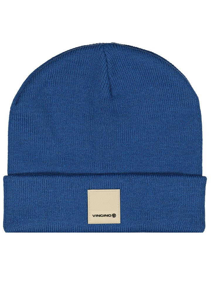 Vingino Czapka "Vicco" w kolorze niebieskim rozmiar: 122-140