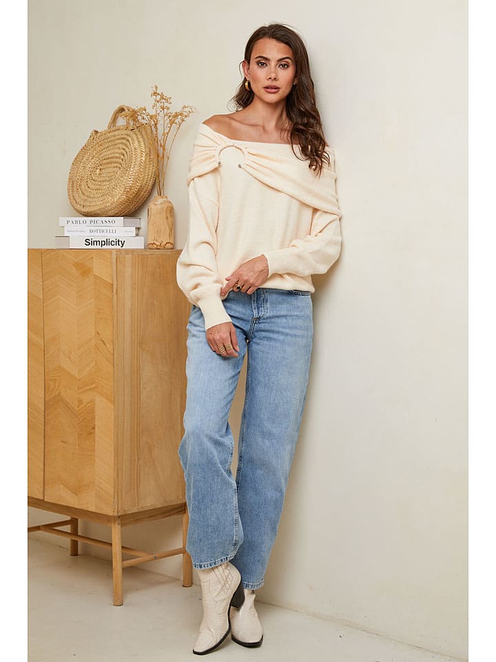 Soft Cashmere Sweter w kolorze beżowym rozmiar: 38/40