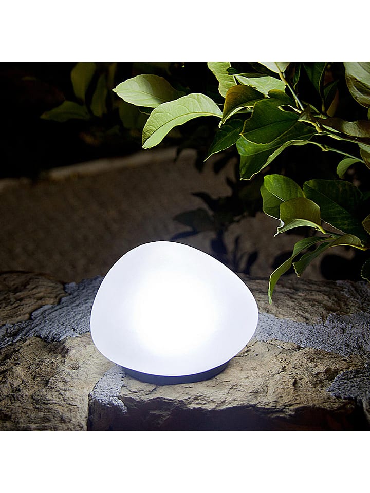 lumisky Dekoracyjna lampa solarna LED "Solenzara" w kolorze białym - wys. 6 x Ø 5 cm rozmiar: onesize