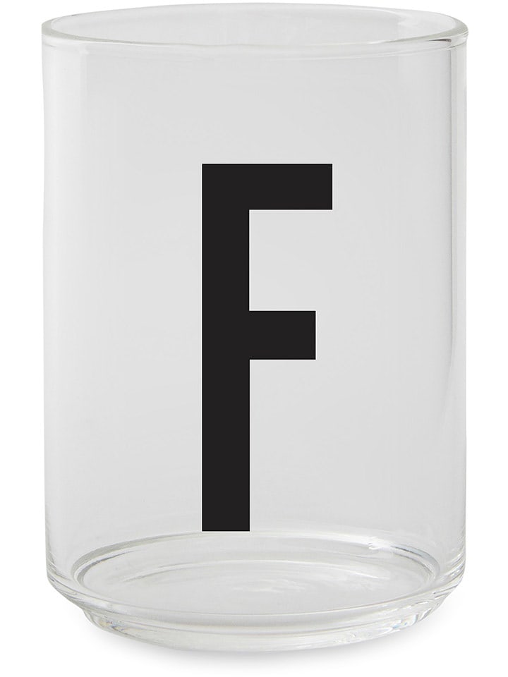 Design Letters Szklanka w kolorze czarnym - 350 ml rozmiar: onesize
