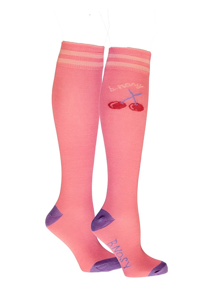 B.Nosy Skarpety "Missy" w kolorze jasnoróżowo-fioletowym rozmiar: 23-26