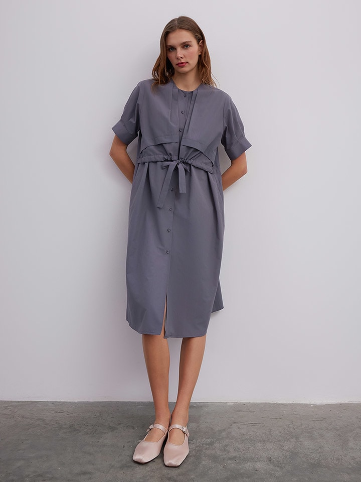 BGN Sukienka w kolorze antracytowym rozmiar: 38