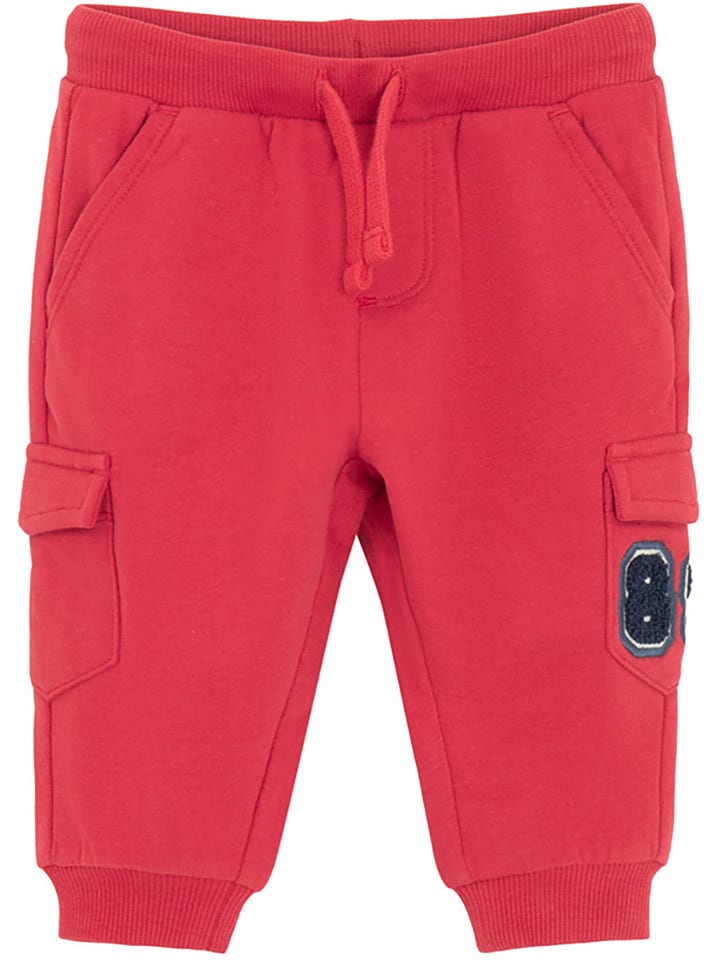 COOL CLUB Spodnie dresowe w kolorze czerwonym rozmiar: 86