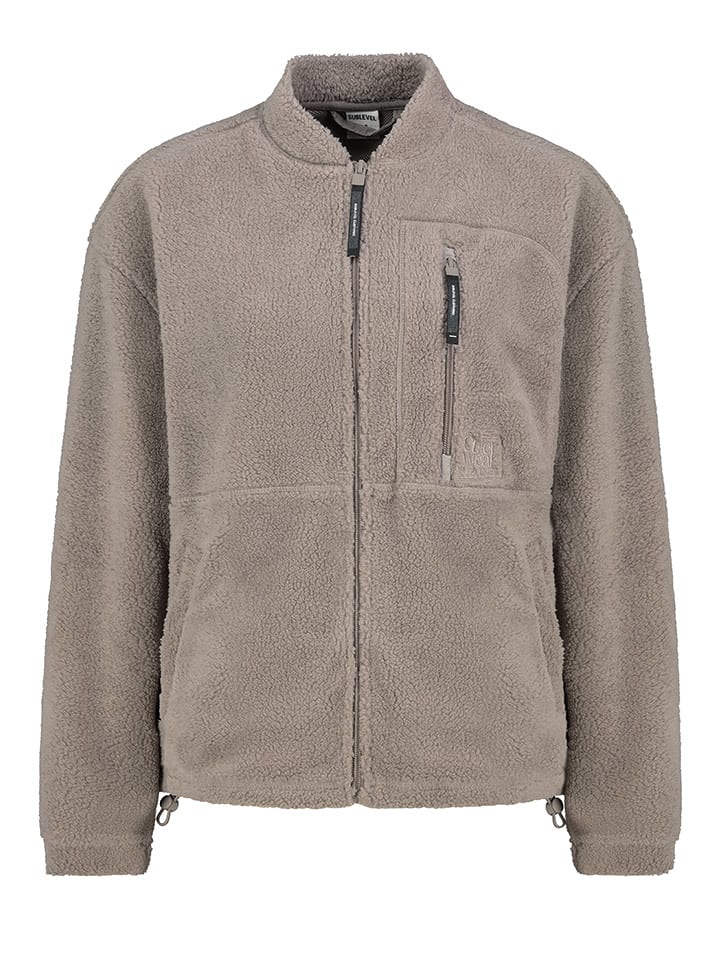 Sublevel Kurtka polarowa w kolorze szarobrązowym rozmiar: L