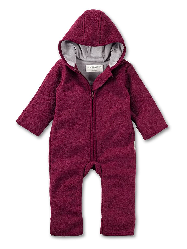 Hofbrucker Wełniany kombinezon w kolorze fioletowym rozmiar: 62/68