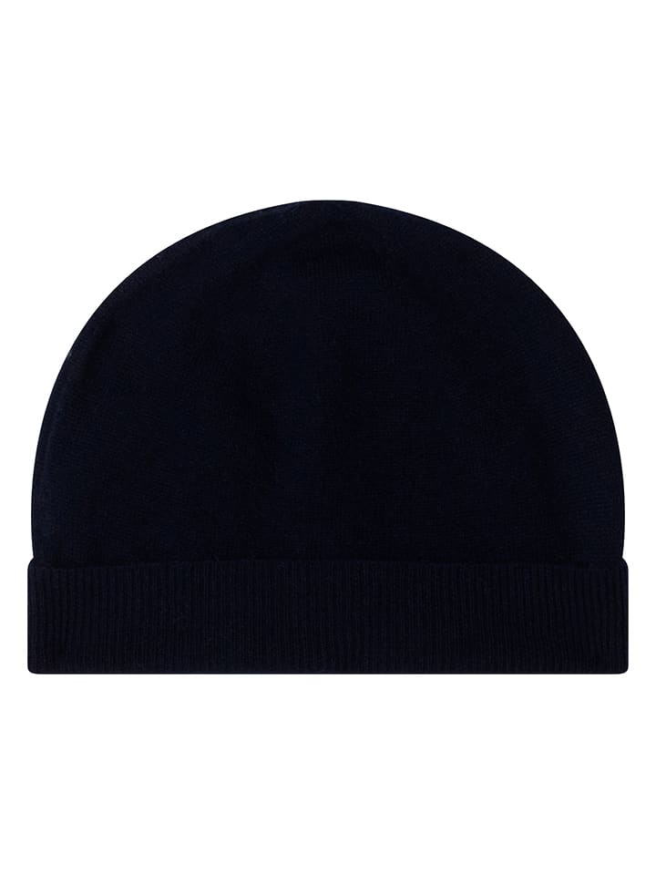 AUTHENTIC CASHMERE Kaszmirowa czapka "Manti" w kolorze czarnym rozmiar: onesize