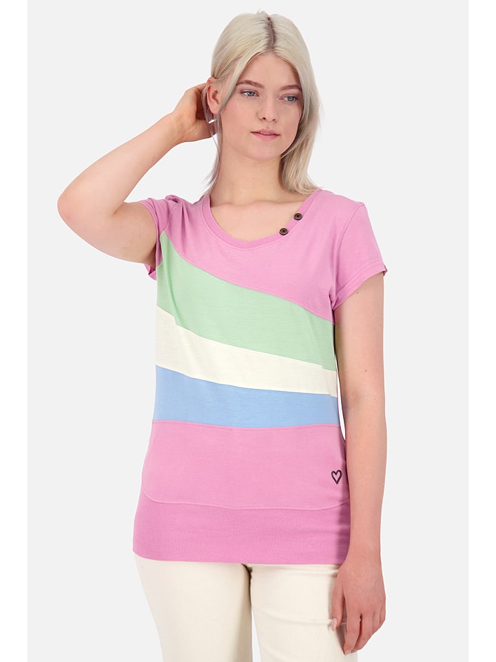 alife and kickin Koszulka w kolorze różowym rozmiar: L