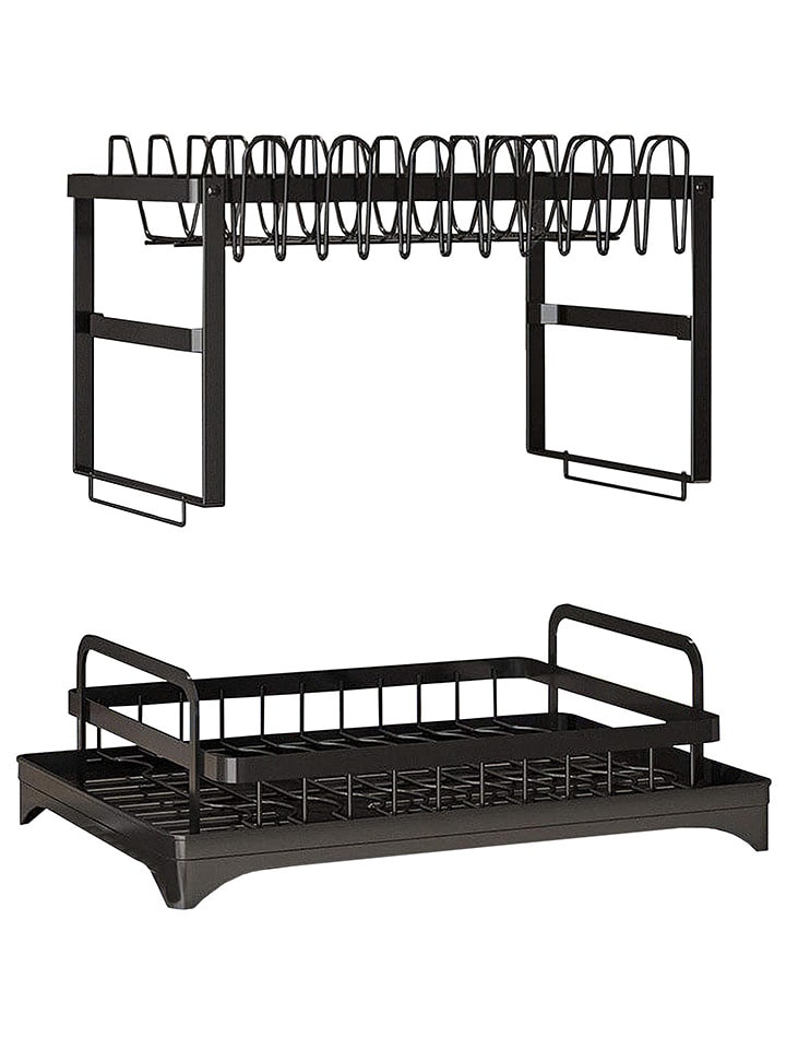 Joybos Ociekacz w kolorze czarnym do naczyń - 42 x 26 x 30 cm rozmiar: onesize