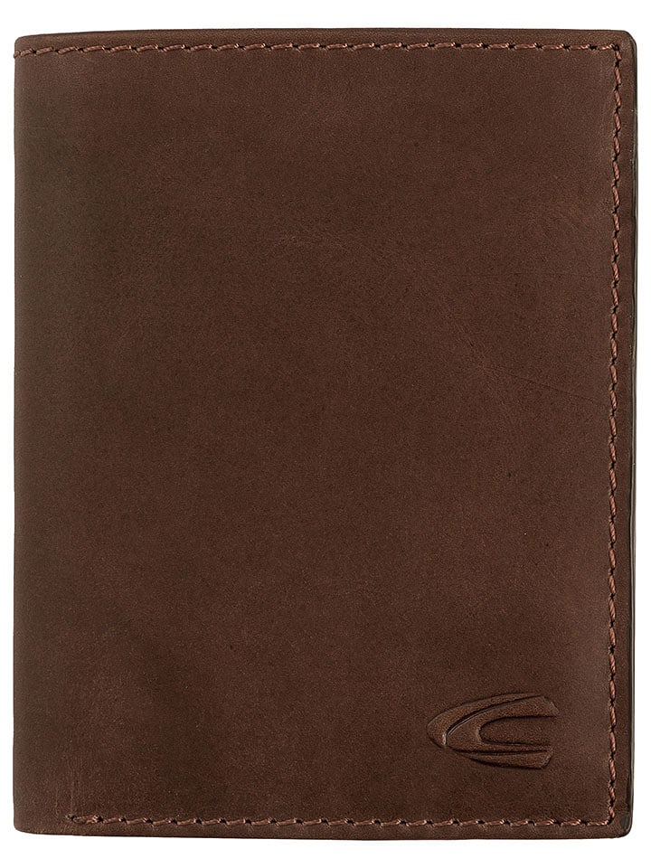 Camel Active Skórzany portfel "Thai" w kolorze jasnobrązowym - 9,5 x 12,5 x 2 cm rozmiar: onesize
