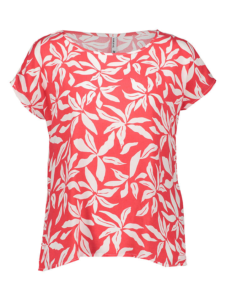 Sublevel Koszulka w kolorze czerwono-białym rozmiar: S