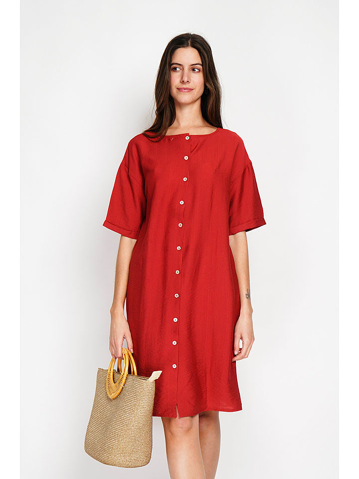 William de Faye Sukienka w kolorze czerwonym rozmiar: 40