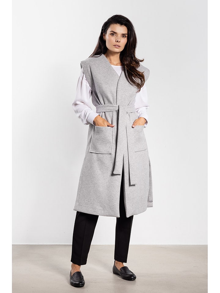 Awama Kamizelka w kolorze szarym rozmiar: L