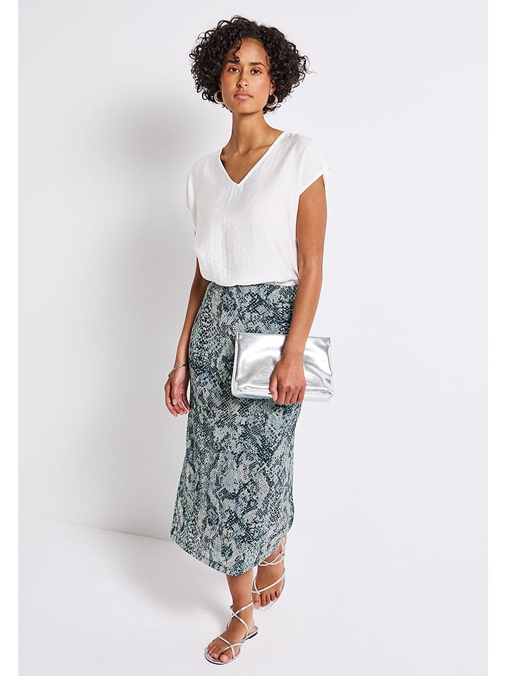 Street One Spódnica w kolorze kremowo-morskim rozmiar: 36