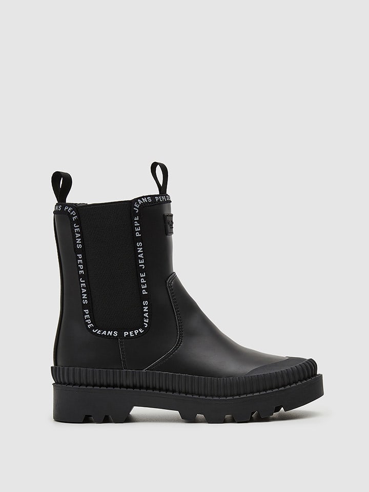 Pepe Jeans FOOTWEAR Sztyblety "Gum" w kolorze czarnym rozmiar: 37