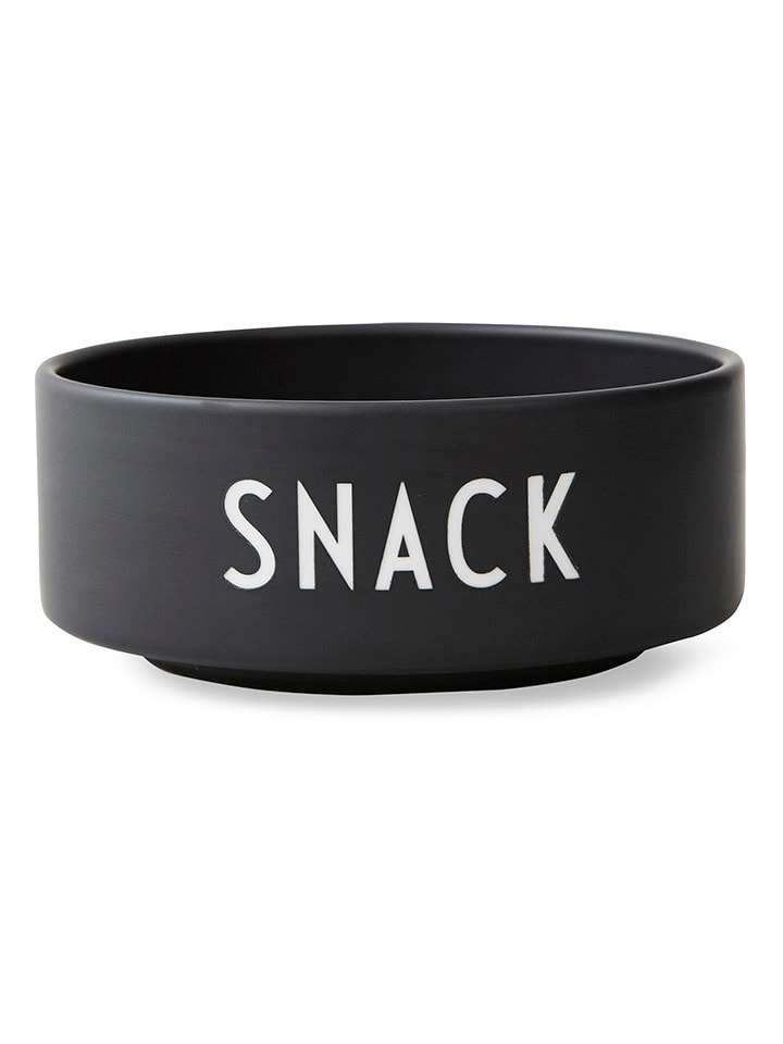 Design Letters Miska "Snack" w kolorze czarnym do przekąsek - Ø 12 cm rozmiar: onesize