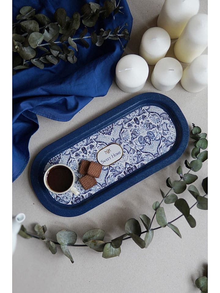 Violeta Home Taca w kolorze granatowym - 35 x 16 cm rozmiar: onesize