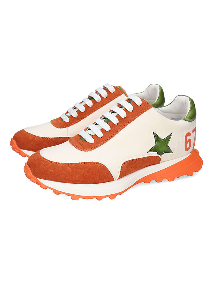 MELVIN & HAMILTON Skórzane sneakersy "Richmond 13" w kolorze kremowym rozmiar: 43