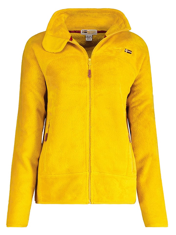 Geographical Norway Kurtka polarowa "Upaline" w kolorze żółtym rozmiar: 140