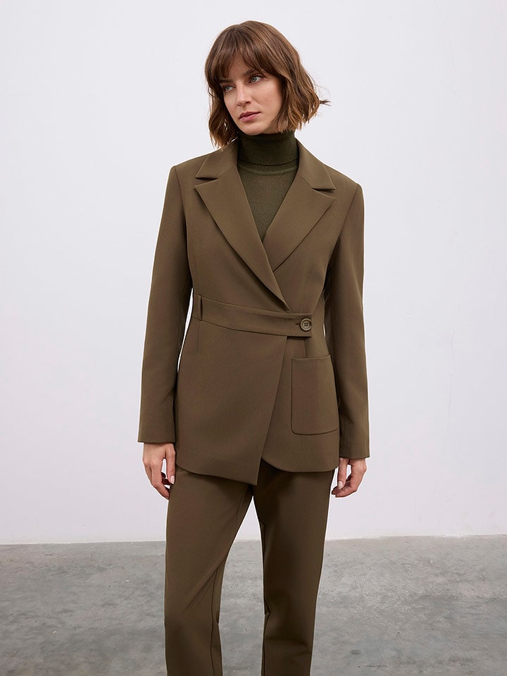 BGN Blezer w kolorze brązowym rozmiar: 38