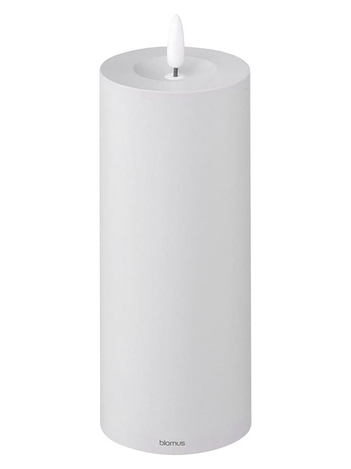 Blomus Świeca LED "Noca" w kolorze jasnoszarym - wys. 27 cm rozmiar: onesize