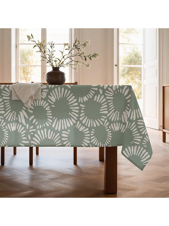 Mint Rugs Obrus "Nordic Chiara" w kolorze oliwkowo-białym rozmiar: 155x250 cm