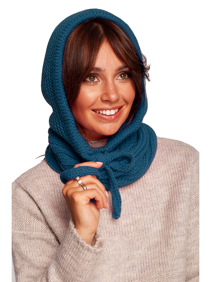 Be Wear Szal-koło w kolorze morskim - 28 x 56 cm rozmiar: onesize