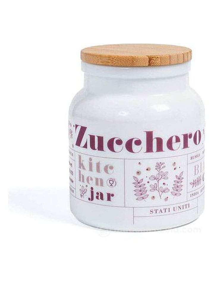 Trendy Kitchen by EXCÉLSA Cukierniczka "Victoriana" w kolorze biało-brązowym - 1 l rozmiar: onesize