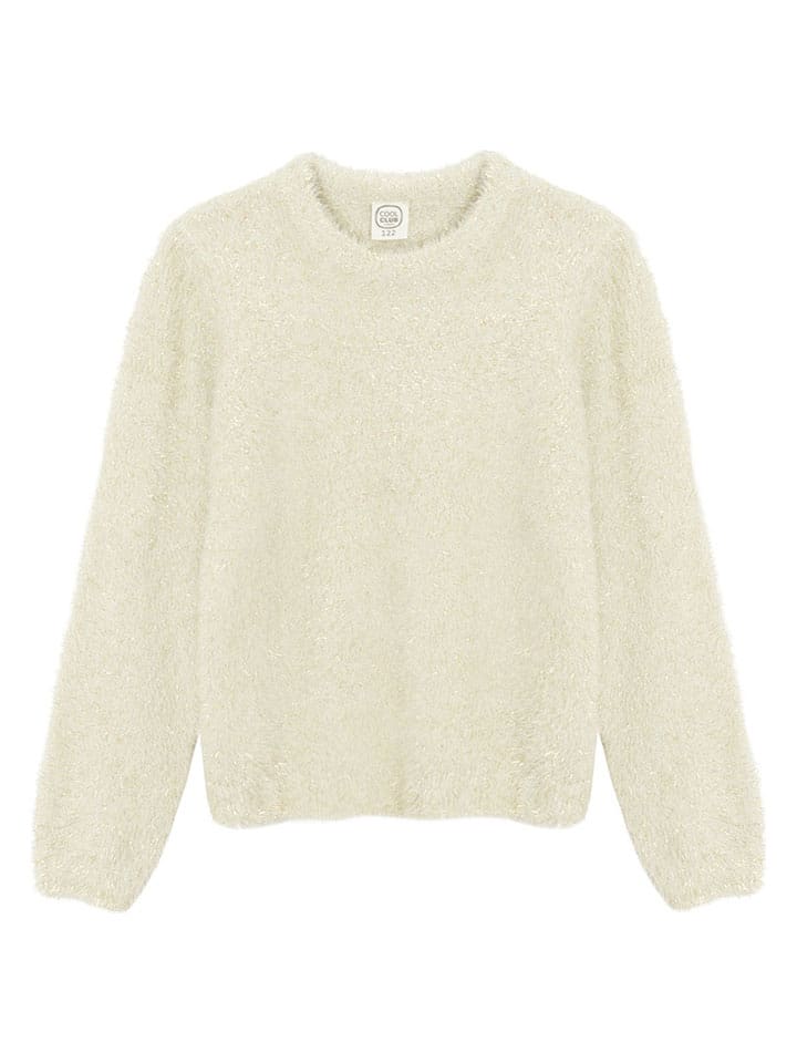 COOL CLUB Sweter w kolorze kremowym rozmiar: 122