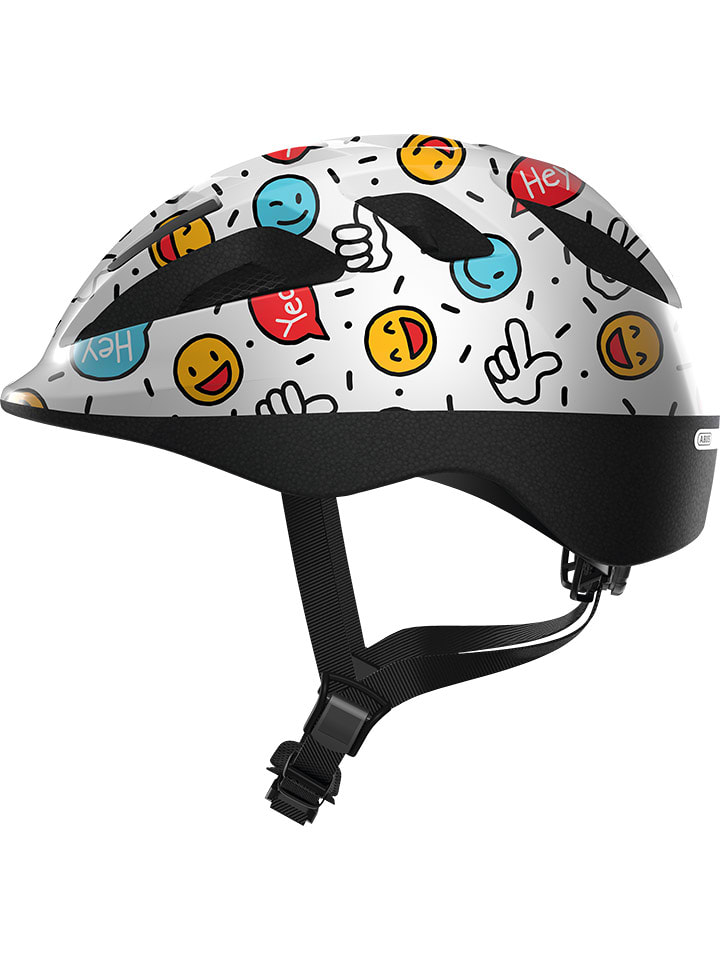 ABUS Kask rowerowy "Smooty 2.0" w kolorze białym ze wzorem rozmiar: 50-55 cm