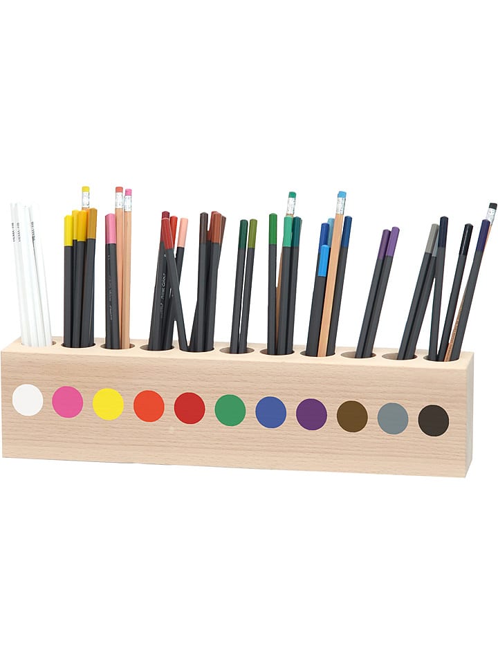 little nice things Organizer w kolorze brązowym na kredki - 40 x 10 x 7 cm rozmiar: onesize