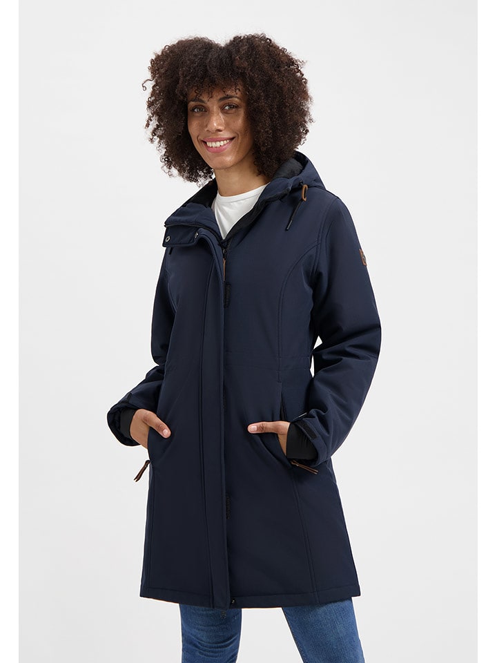TRAVELIN' Kurtka softshellowa "Enrike" w kolorze granatowym rozmiar: 3XL