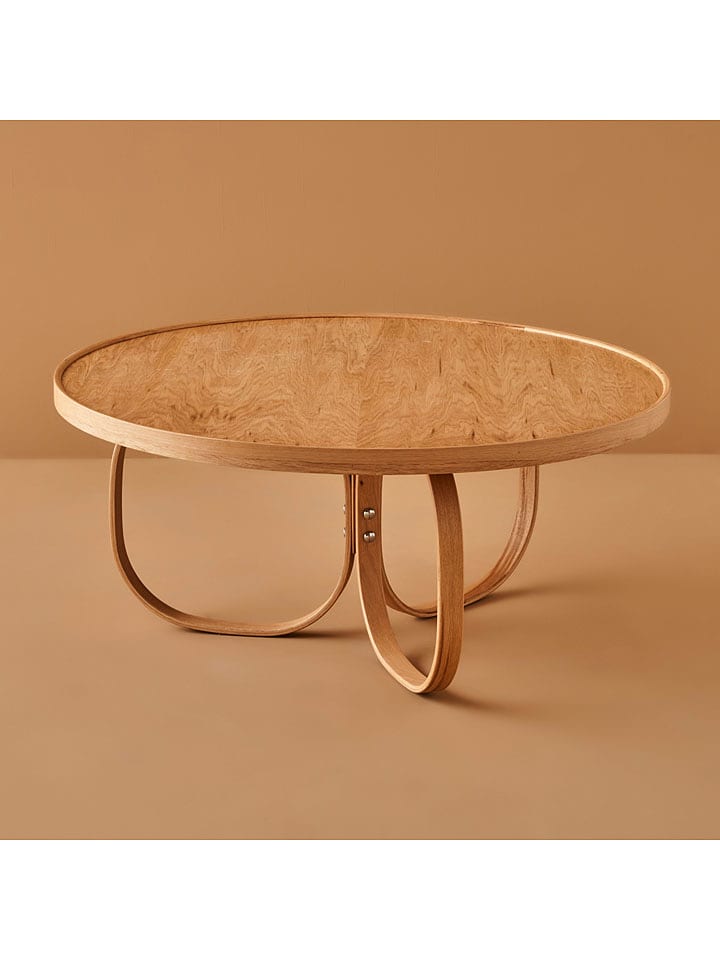 BELLA MAISON Ława "Monica" w kolorze jasnobrązowym - wys. 46 x Ø 100 cm rozmiar: onesize