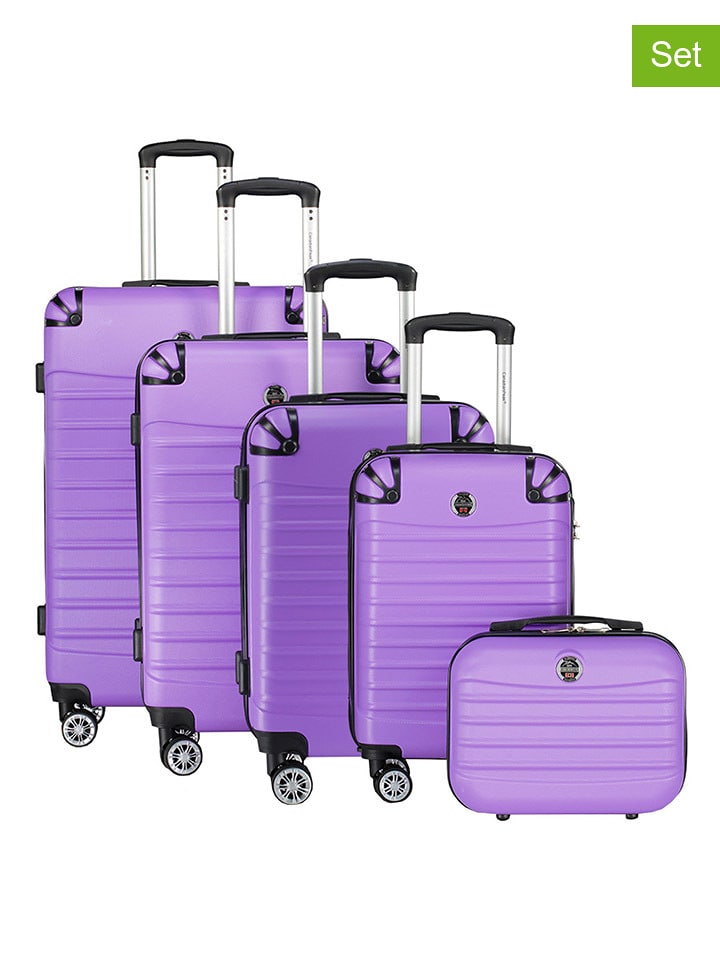 Canadian Peak 5-częściowy zestaw "Shockeak" w kolorze fioletowym rozmiar: onesize