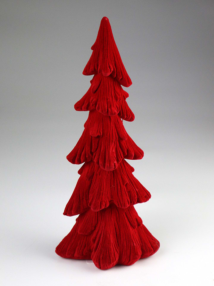 AM Design Figurka dekoracyjna "Drzewo" w kolorze czerwonym - wys. 26 x Ø 12 cm rozmiar: onesize