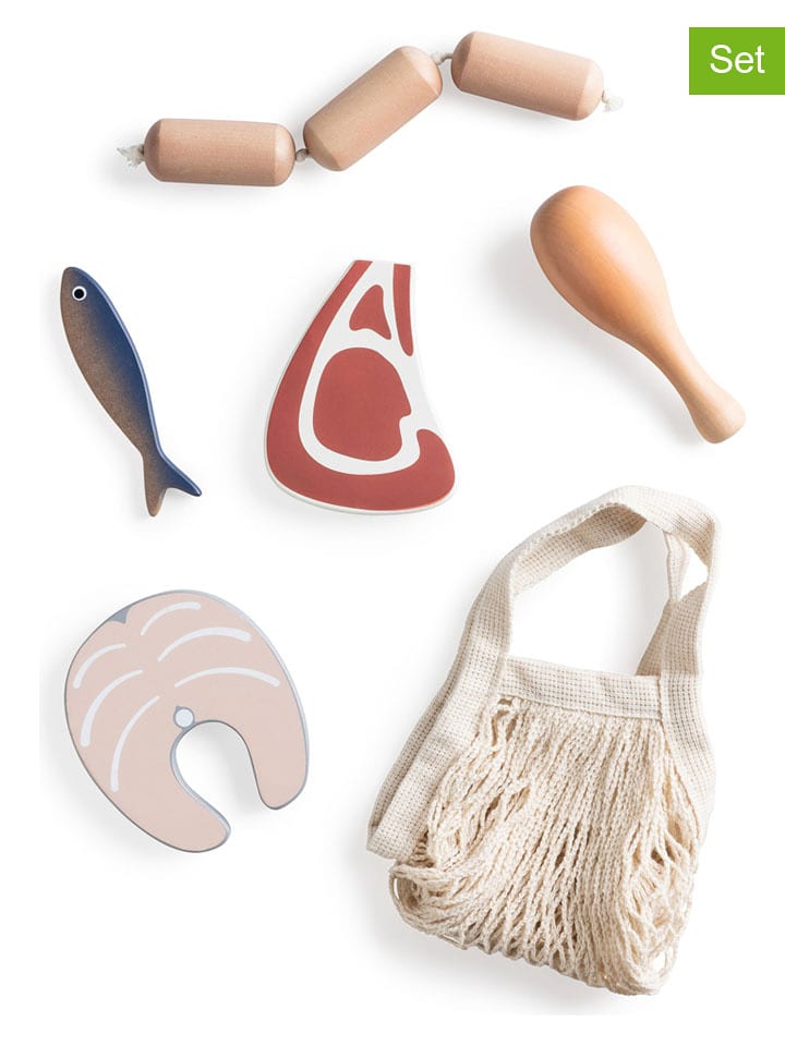 Sebra 6-częściowy zestaw ryb i mięs - 12m+ rozmiar: onesize