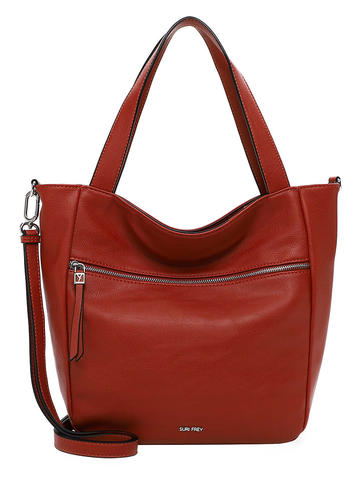 SURI FREY Torebka "Abbey" w kolorze ceglanym - 44 x 32 x 13 cm rozmiar: onesize