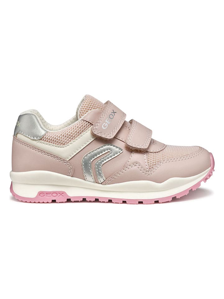 Geox Sneakersy "Pavel" w kolorze srebrno-jasnoróżowym rozmiar: 37