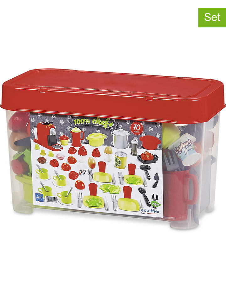 écoiffier 70-częściowy zestaw w różych kolorach - 18 m+ rozmiar: onesize