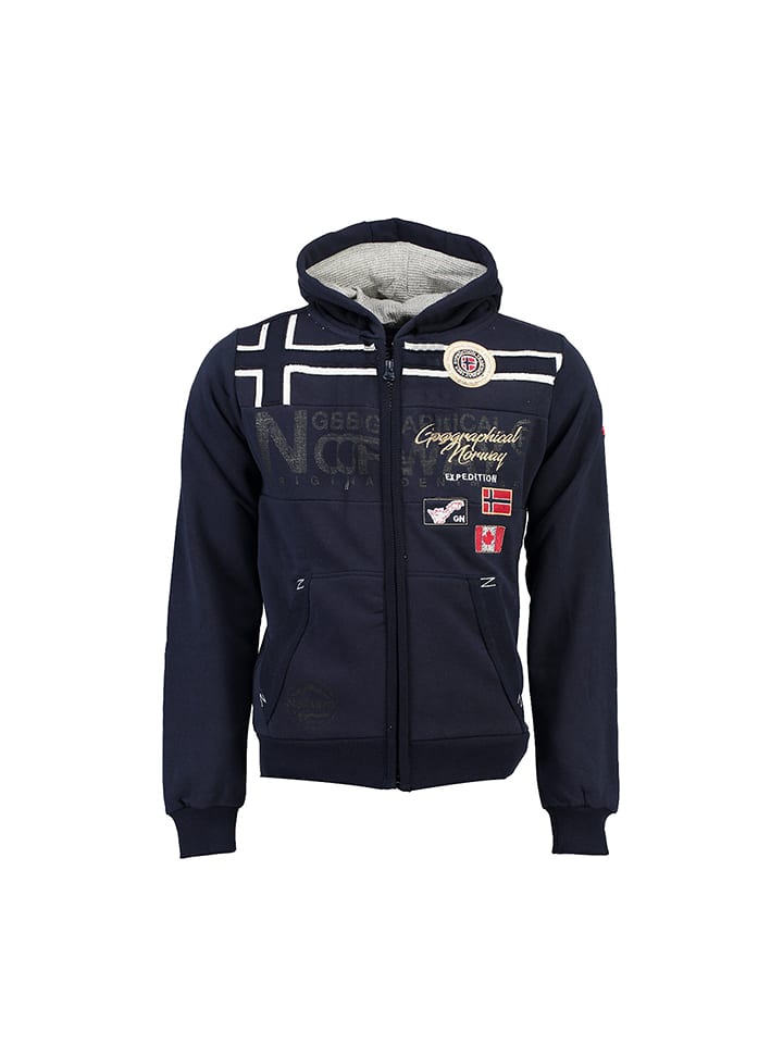 Geographical Norway Bluza "Garadock" w kolorze granatowym rozmiar: 164